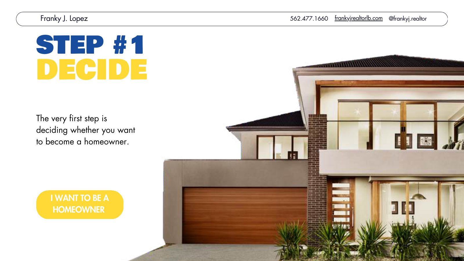 Home Buying Process guide, page 3: Step 1, decide
