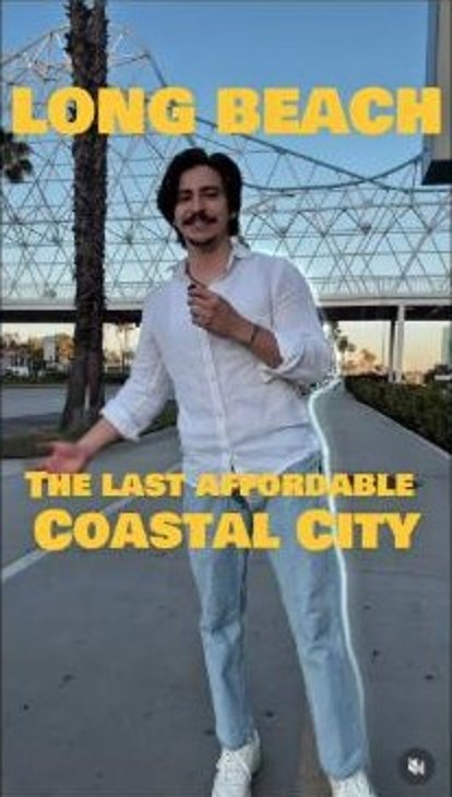 Long Beach, California - the last affordable coastal city, Instagram reel by Franky J. Lopez